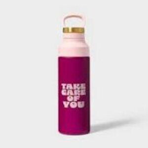 NWT Tabitha Brown for Target 19oz Stainless Steel Take Care of You Water Bottle